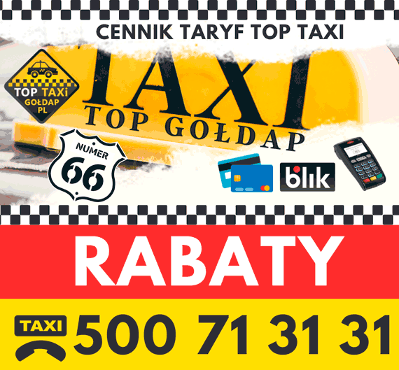 Cennik Taryf TOP Taxi